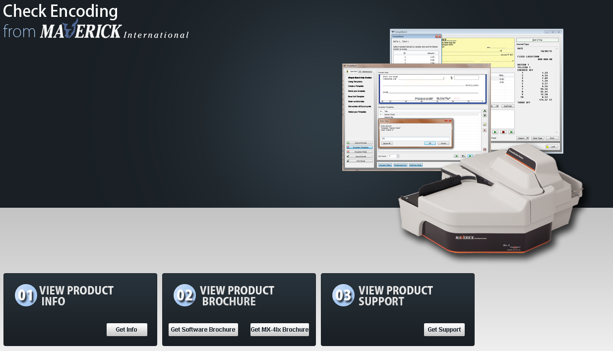 MICR Encoder Mx-4 with Simple Batch